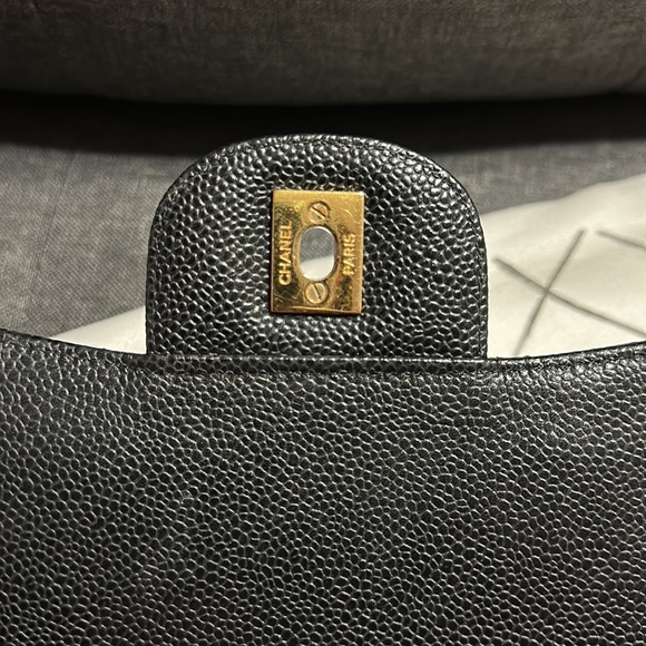 CHANEL MAXI DOUBLE FLAP CAVIAR WITH GOLD HARDWARE ✅SOLD✅ - Picture 15 of 16